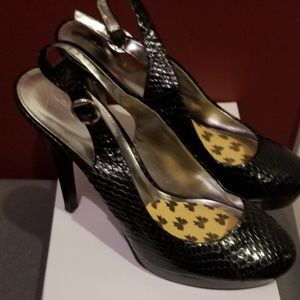 Calvin Klein Slingback Crocodile Pump 8.5